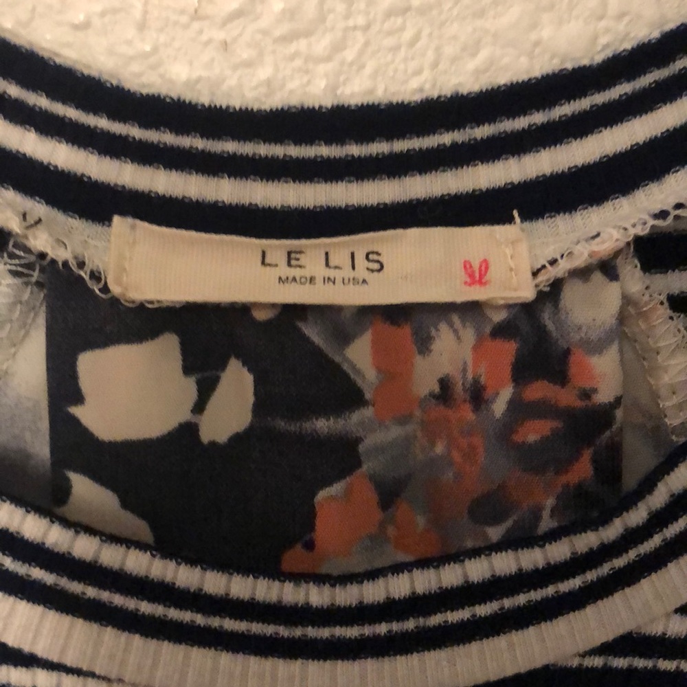 Le Lis Mixed Pattern Top - image 2